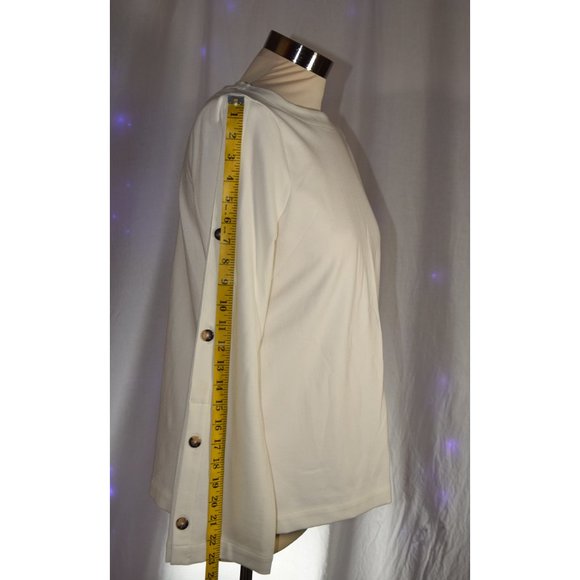 J Jill white Shirt size S - Picture 5 of 9